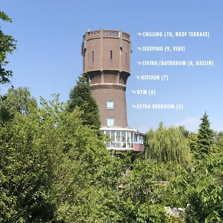 Boven In De Watertoren Met Dakterras Apartment *
