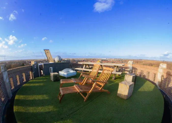 Boven In De Watertoren Met Dakterras * Strijen
