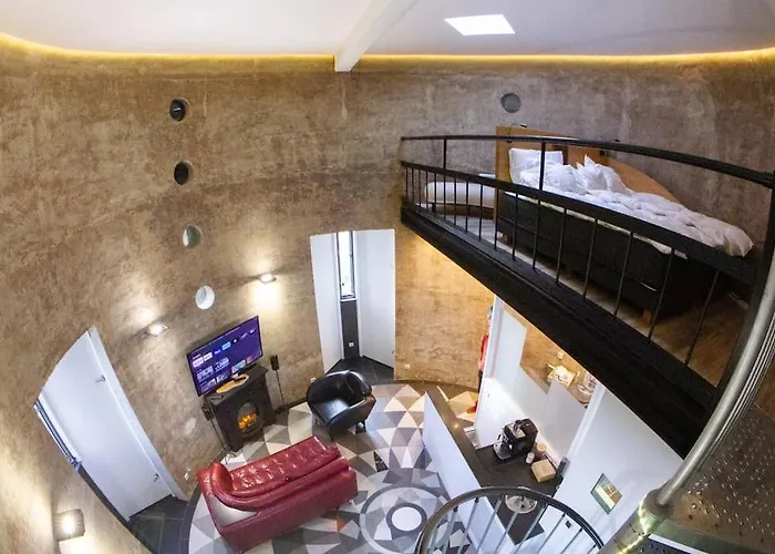 Apartament Boven In De Watertoren Met Dakterras